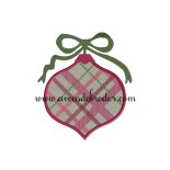 Boule de Noël Tartan #2
